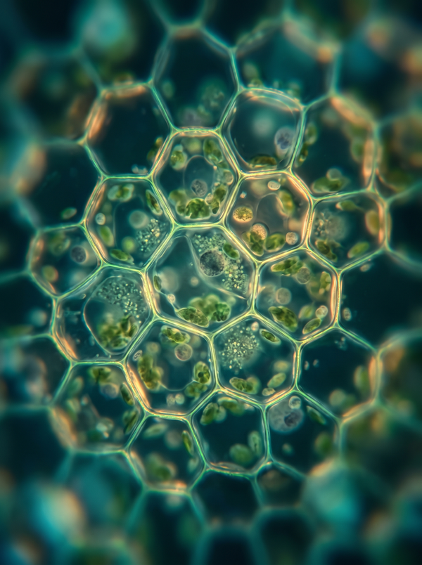Plant cells, close up